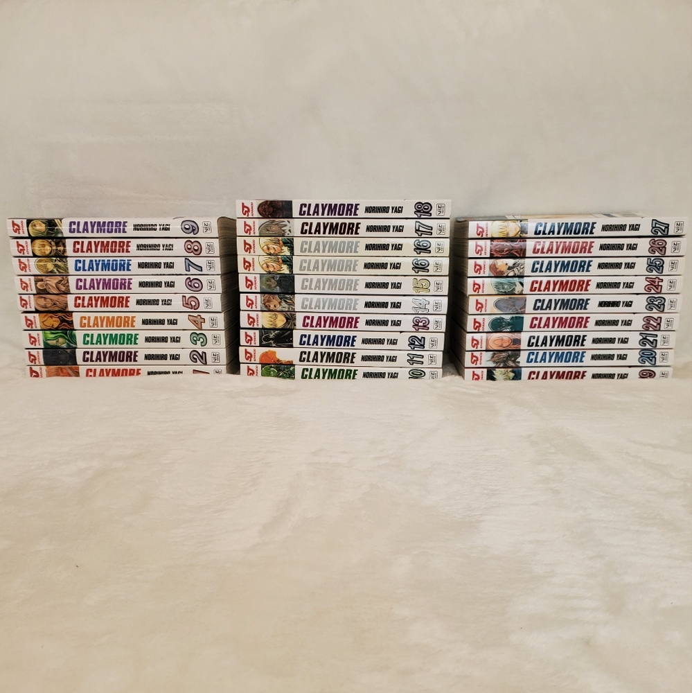 Claymore Volume 1-27 English Paperback